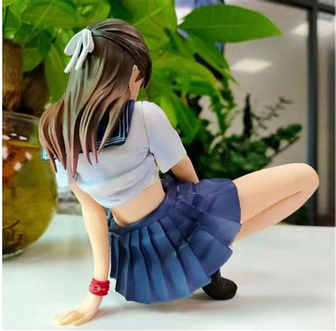 Amazon co jp Ecchi アニメ フィギュア 1 6 少女の秘密の妄想 1 JK 制服 Ver Hentai Figure Exposed Busty Hot Girl