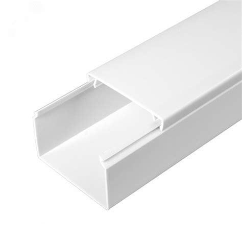 Кабель-канал белый 2-й замок в п/э 60х40 мм (40м/уп) Промрукав артикул ...