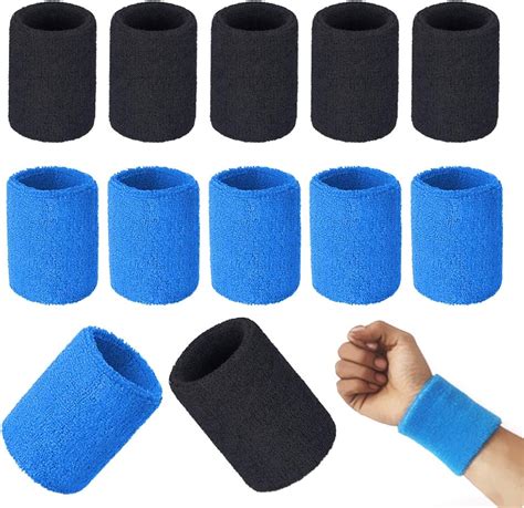 sweatband set  pieces sweatband wrist sweat absorb protective