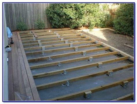 How To Build A Deck Over Concrete Building A Deck Over Concrete Patio