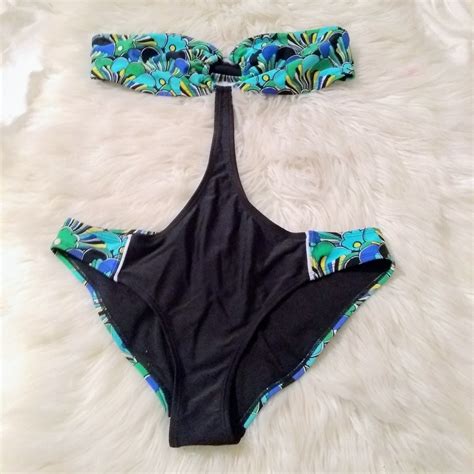 No Boundaries Sz Sexy One Piece Bikini Gem