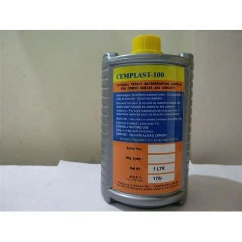 Cemplast 100, Packaging Size: 1 Litre at ₹ 220/pack in Udupi | ID ...