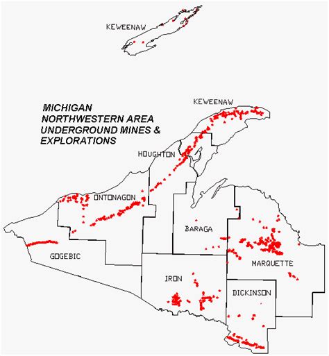 Gold In Michigan Map Oconto County Plat Map