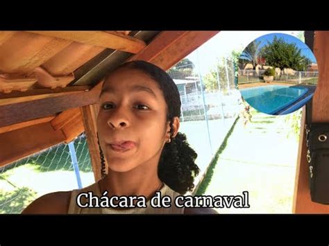 Vlog um dia inteiro comigo na chácara de carnaval YouTube