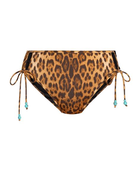 La Perla Logo Bikini Swimsuit In Brown Lyst