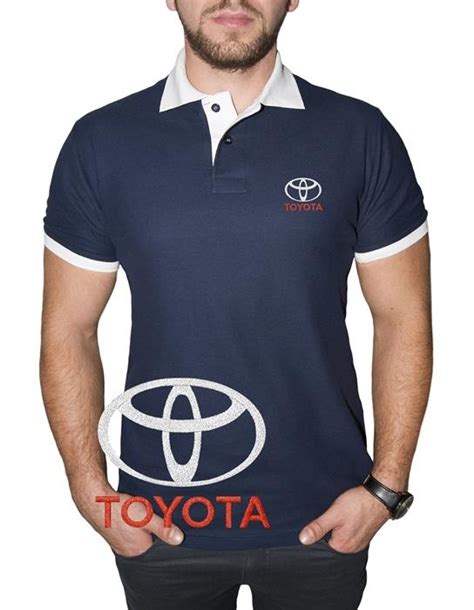 Toyota Polo Shirt Сolored Сollar Cotton T Shirt Embroidered Logo