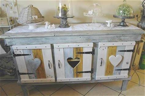 Diy Pallet Sideboard Or Kitchen Cabinet Easy Pallet Ideas