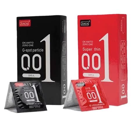 Juncai Condom Ultra Thin Nude 001 Zero Sense Thin Particle Condom English Avoidance Cover Byt