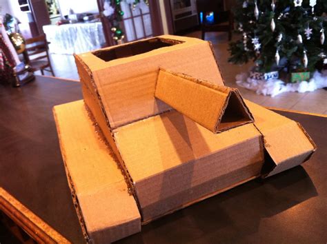 How To Build A Tank With A Cardboard Box 3 Steps With Pictures