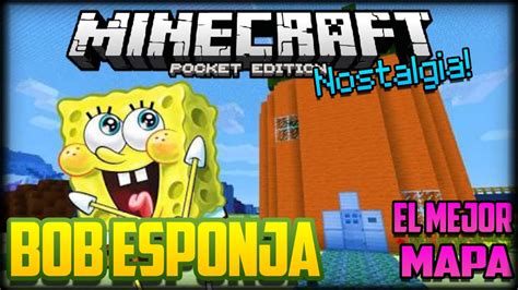 Minecraft PE 0 16 0 BOB ESPONJA Y FONDO DE BIKINI EN POCKET EDITION EL MEJOR MAPA DE TODOS