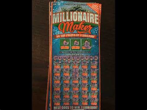 Nc Lottery Millionaire Maker Scratch Off Tickets Youtube