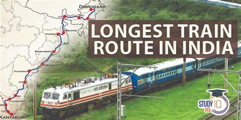 Longest Train Route in India List, Top-10 Longest Routes