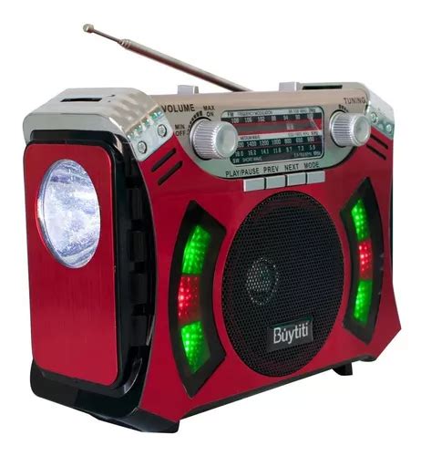 Bocina Radio Am fm Con Linterna Kf am33 Luz Led Envío gratis