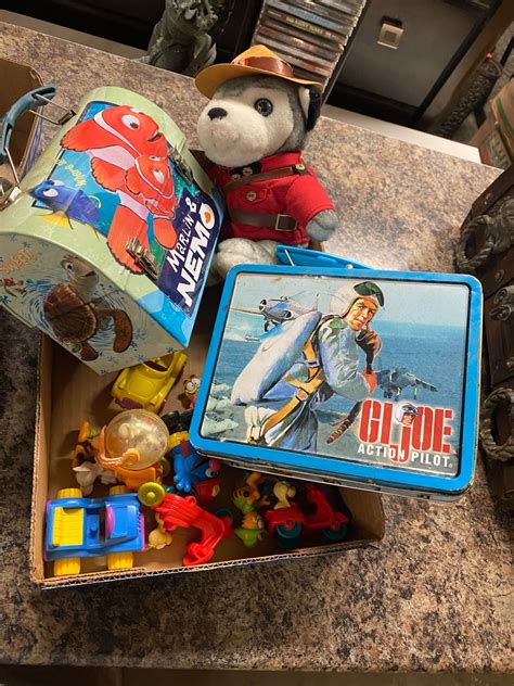 Gi Joe Lunch Box And Other Toys
