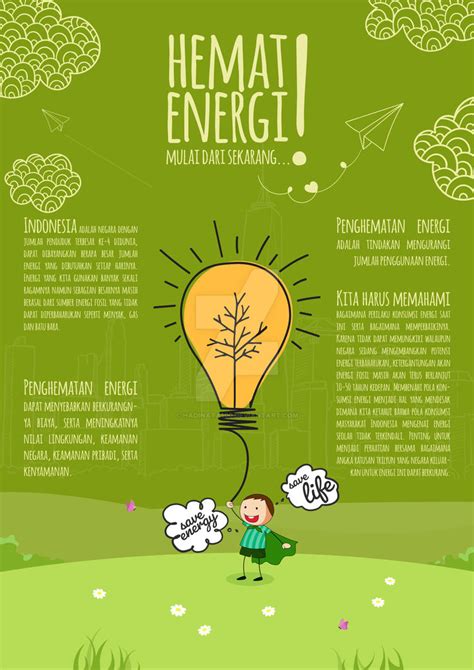 Poster Gambar Hemat Energi