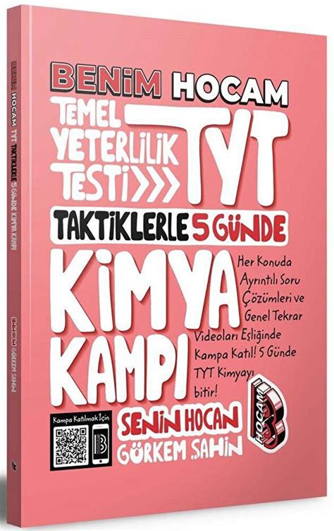 Tyt Taktiklerle G Nde Kimya Kamp Benim Hocam Yay Nlar Fiyatlar Ve