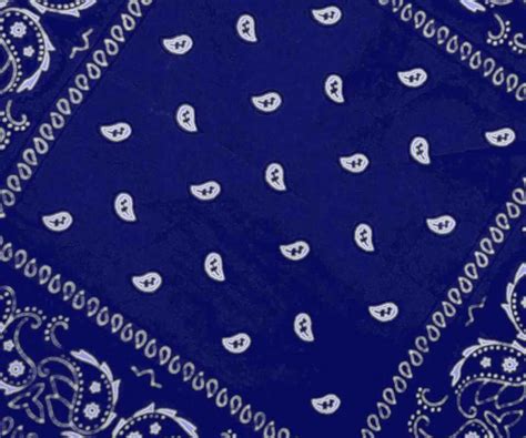 Blue Paisley Blue Bandana Wallpaper Bandana Wallpaper Gang Signs
