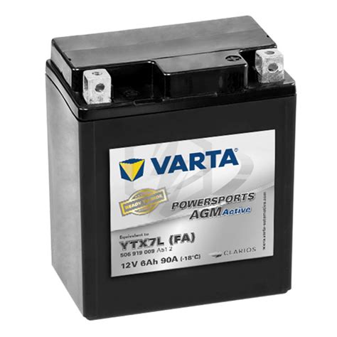 Batterie Moto Varta Agm Active Ytx L Bs V Ah A