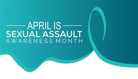 Premium Vector Sexual Assault Awareness Month Observed Every Year In