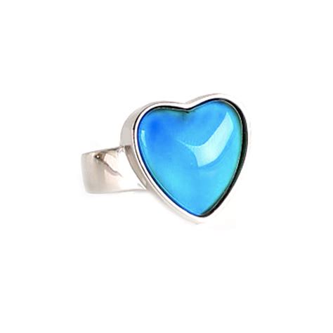 Cute Heart Mood Ring Moodringcolors
