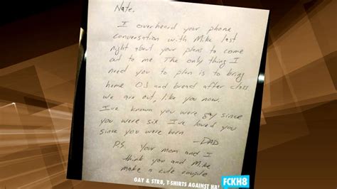 La lettre d un père à son fils gay bouleverse le web