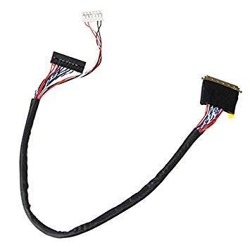 Globalniche 40 Pin 1 Channel 6 Bit Led Lcd Lvds Screen Cable For