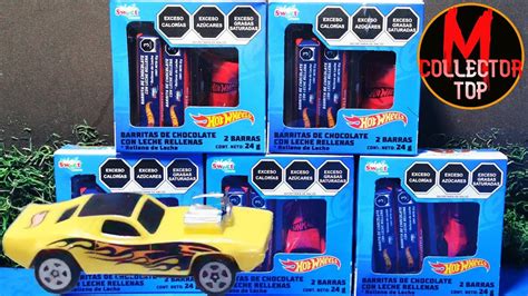 Autos Hot Wheels De Sweet Grezon En Barritas De Chocolate YouTube