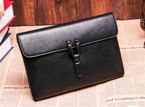 Jual TAS TANGAN HAND BAG PRIA COWOK KULIT LEATHER COOL BROWN di Lapak