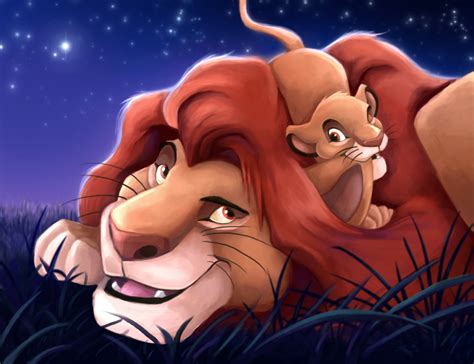 Lion King Under The Stars Chalk W Artist By Charfade On Deviantart