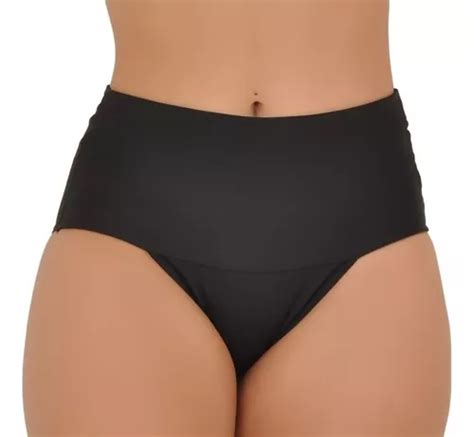 Calcinha Power Fit Cintura Alta C S Duplo Lingerie Top Parcelamento Sem Juros