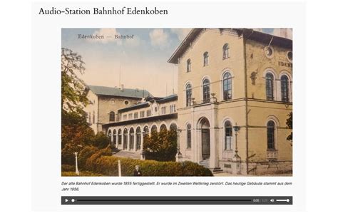 Bahnhof Edenkoben Objektansicht