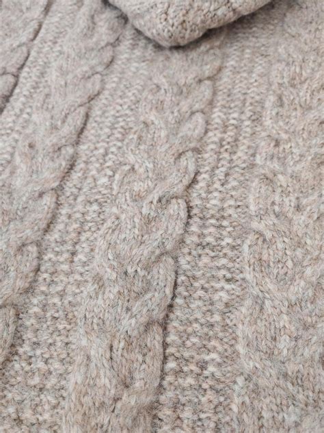 Long Sleeve Hooded Twist Knit Solid Thick Cardigan /Knitting Coat