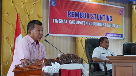 Angka Stunting Di Bulukumba Turun Ini Harapan Andi Utta Bonepos