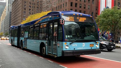 Fort George-193rd St Bound 2019 Novabus LFSA 5579 M101 Limited Bus At ...
