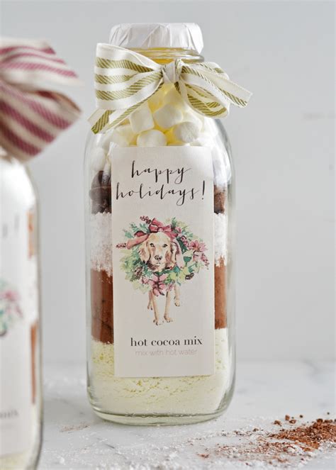 Hot Cocoa In A Jar Free Printable Boxwood Avenue