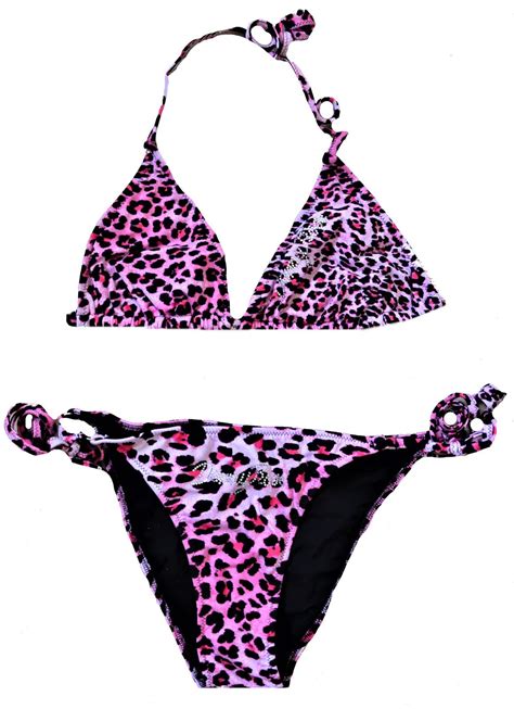 Costume Triangolo Denny Rose Donna Rosa Leopardato Woman Swimsuit Bikini Leopard Artofit