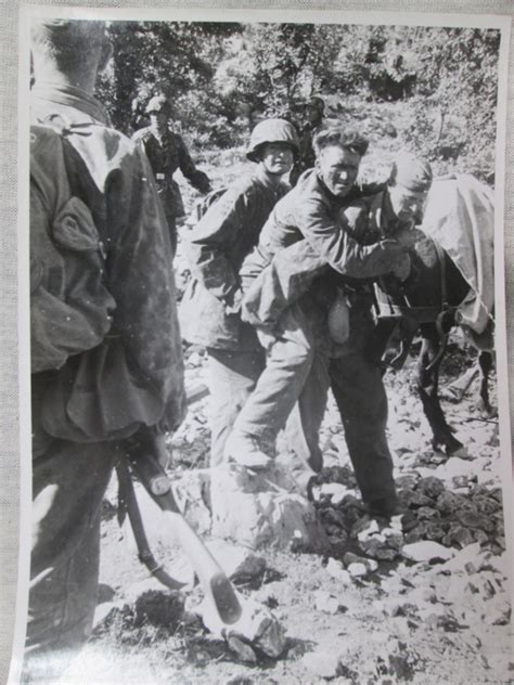 Very rare german Waffen ss Press Photo. nicely marked Operation SCHWARZ ...