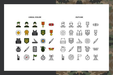 16x16 Icons Army Ranks