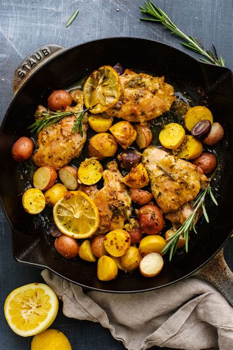 Roasted Lemon Rosemary Chicken With Potatoes A Simple Palate