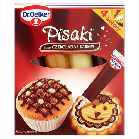 Pisaki tubki do ciastek pierników smak czekolada i karmel Dr Oetker 76