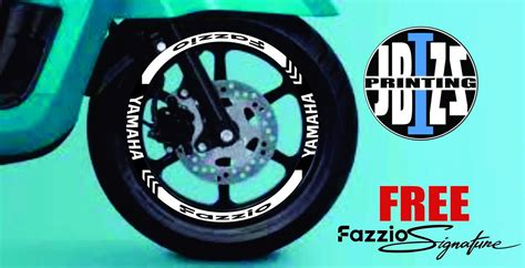 MIO FAZZIO MAGS DECALS SET REAR AND FRONT ALL SIDE W FREE FAZZIO SIGN