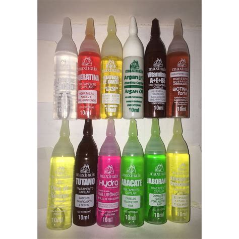 Ampolas De Vitaminas Para O Cabelo - KIT AMPOLAS DE VITAMINAS PARA CABELO MAXIHAIR C/5 UNIDADES 10ML ESCOLHA ...