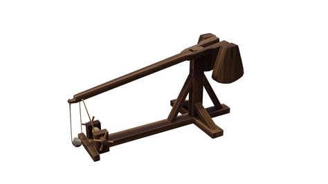 3d Trebuchet Animated Turbosquid 2151311