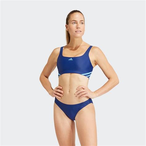 Adidas Performance Bustier Bikini 3s Sporty Bik Ein Bikini Für Spaß Am