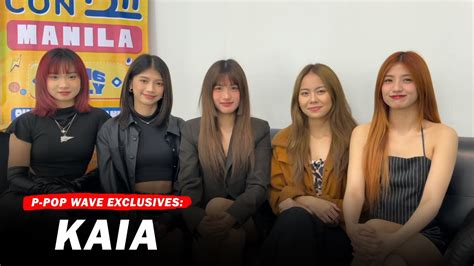 Kaia Talks About The Upcoming Ppopcon Manila P Pop Wave