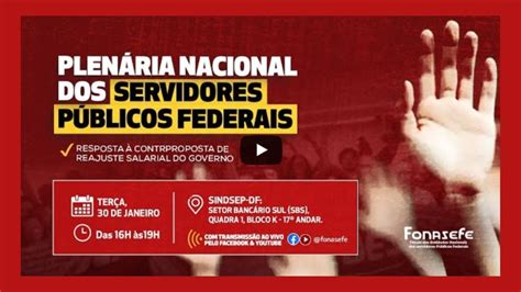 Plenária Nacional dos Servidores Públicos Federais YouTube