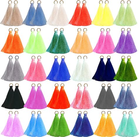 Amazon Muxgoa Pcs Pairs Inches Mini Tassels Handmade Diy