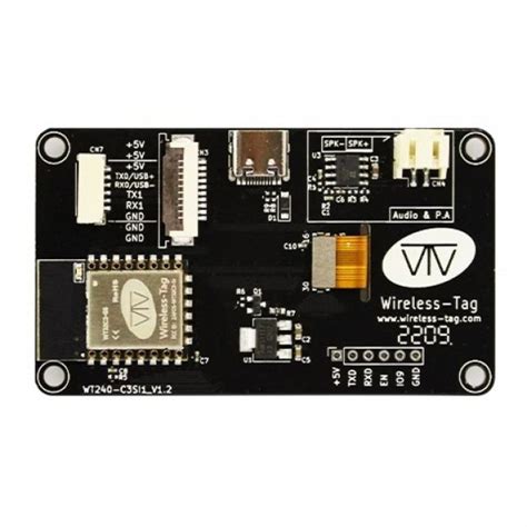 Smart Panlee Wt240 C3si1 Esp32 C3 Met 24 Inch Ips Display Wt240 C3si1