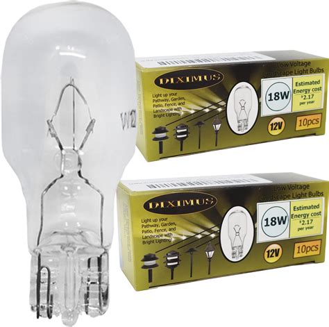 Feit Electric Bp18xn 12rp 18 Watt T5 Wedge Base Xenon Halogen Bulb