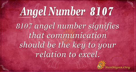 Spiritual Meaning Of Angel Number 8107 – What Does Seeing 8107 Mean In ...